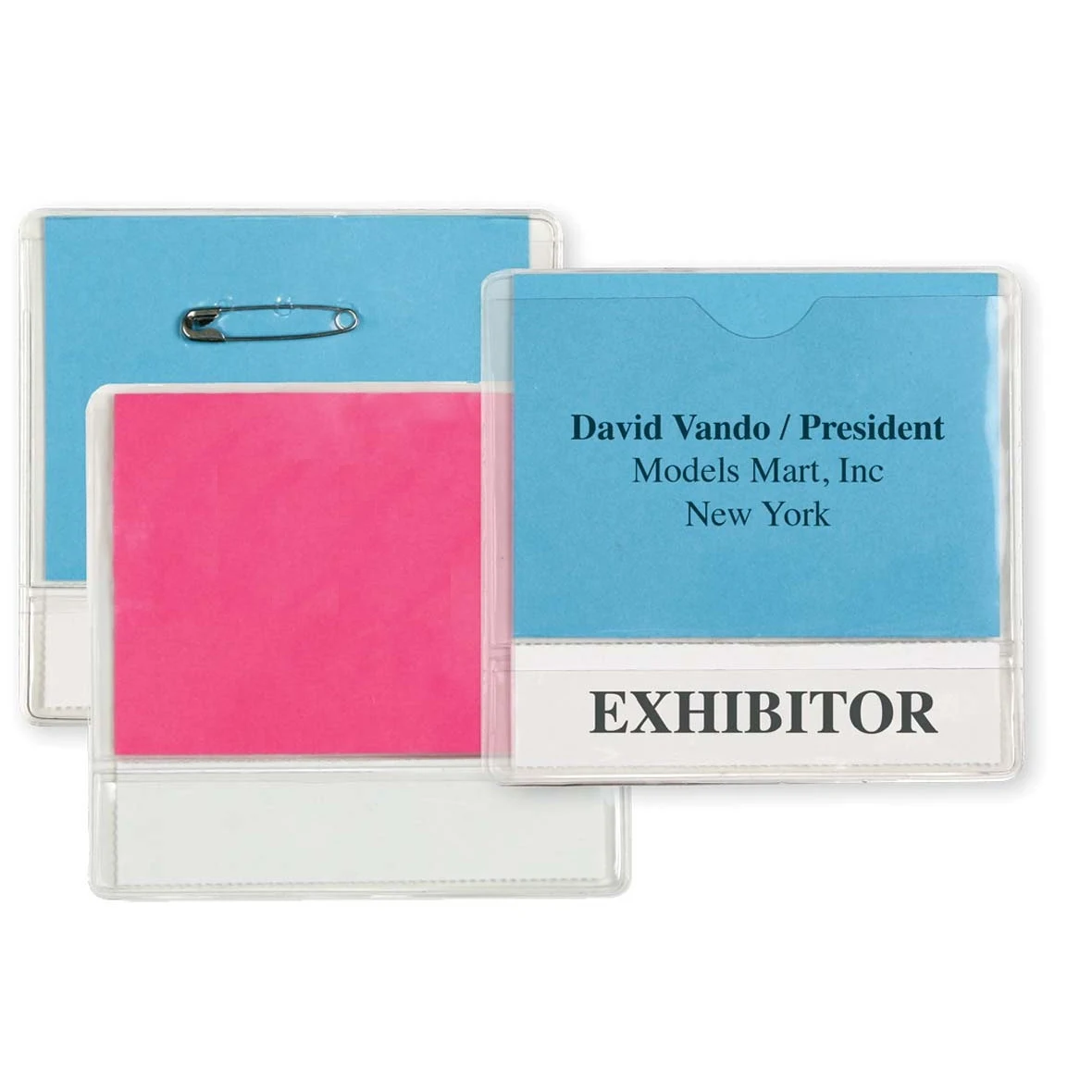 Vaccination Card Holder with safety pin 1
