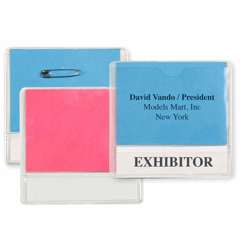 Vaccination Card Holder with safety pin