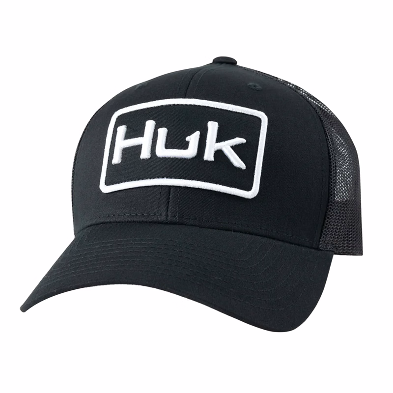 HUK® Six Panel Trucker Hat with Glare Reduction & Custom Logo