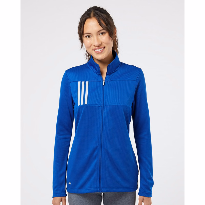 Women's 3-Stripes Double Knit Full-Zip Jacket - A483