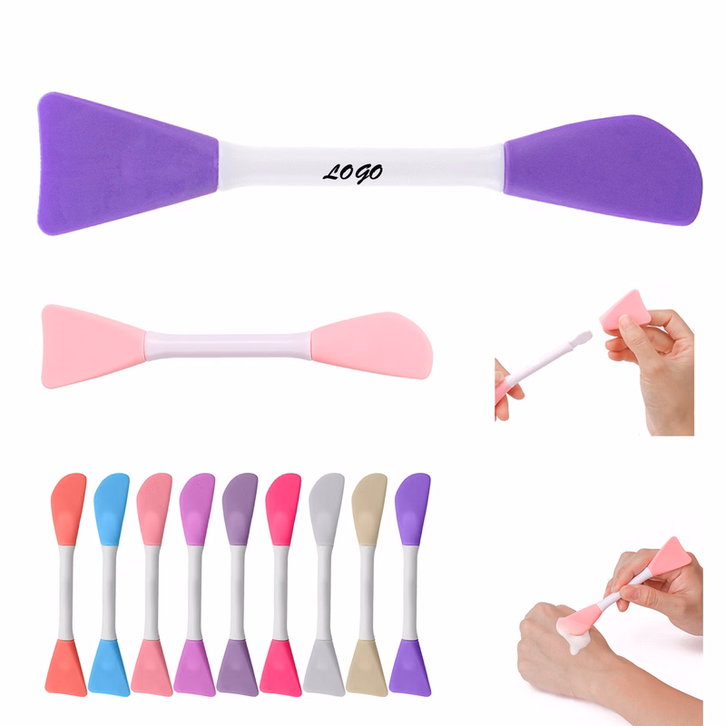 Double Head Silicone Facial Mask Brush