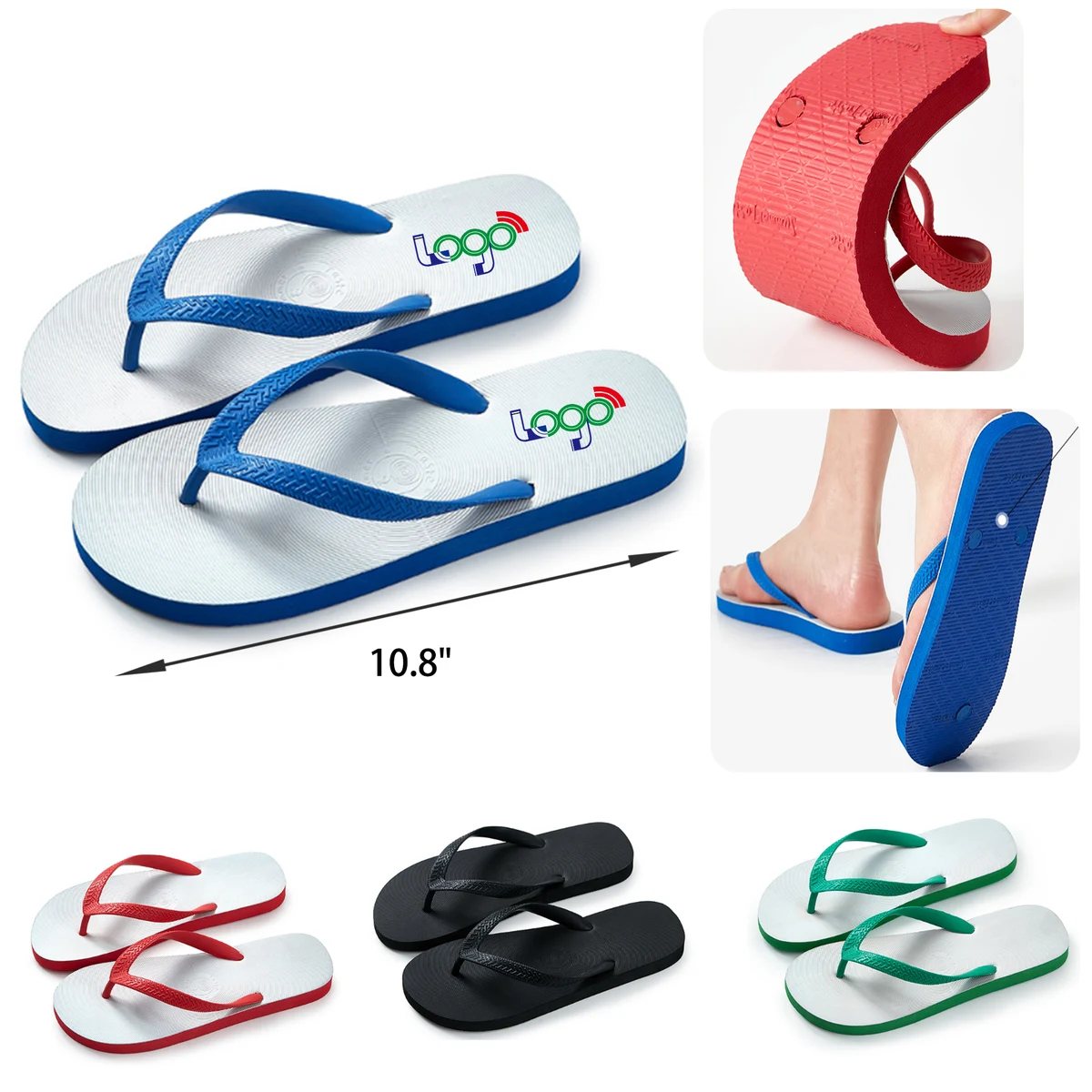 MOQ 50 PCS Durable Adult Flip Flop 1