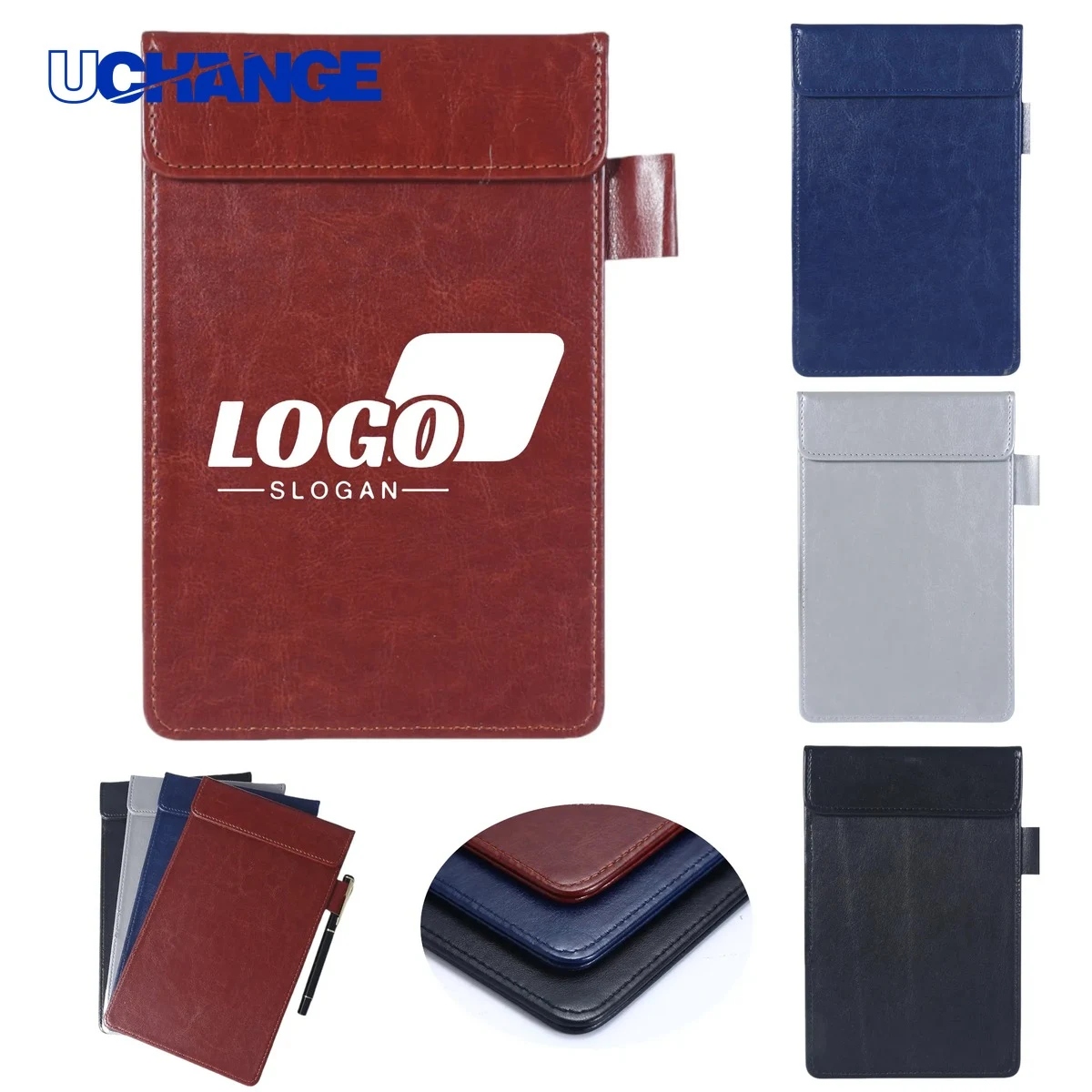 PU Leather Magnetic Writing Clipboard 1