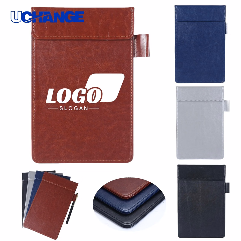 PU Leather Magnetic Writing Clipboard