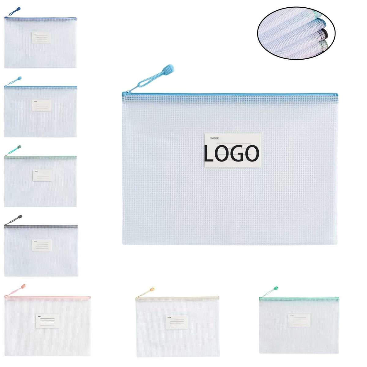 Metal Zipper File Folder 1