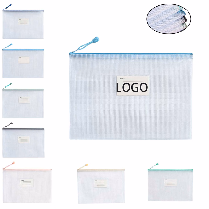 Metal Zipper File Folder