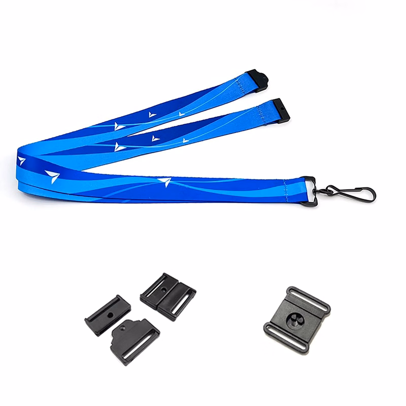 3/4"Custom Safety Breakaway Polyester Lanyard