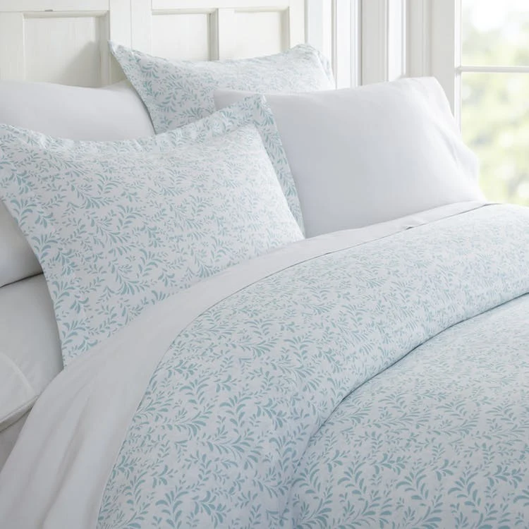 Duvet Cover Sets - Blue Vine Twin 2 Piece 1