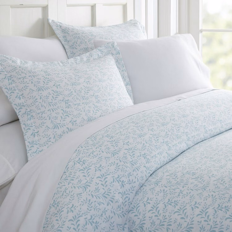 Duvet Cover Sets - Blue Vine Twin 2 Piece
