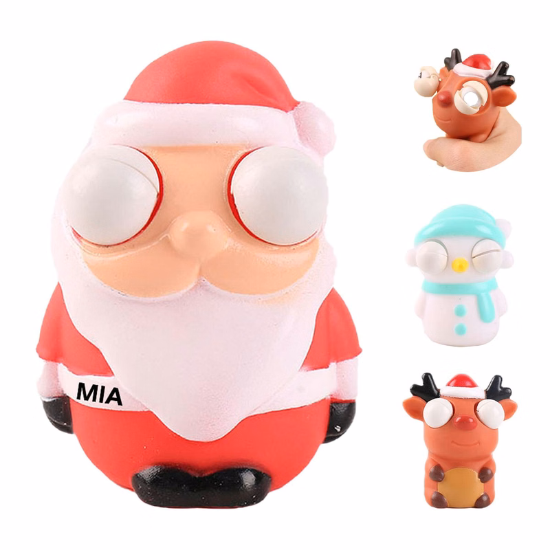 Christmas Spit Bubbles Squeeze Toys