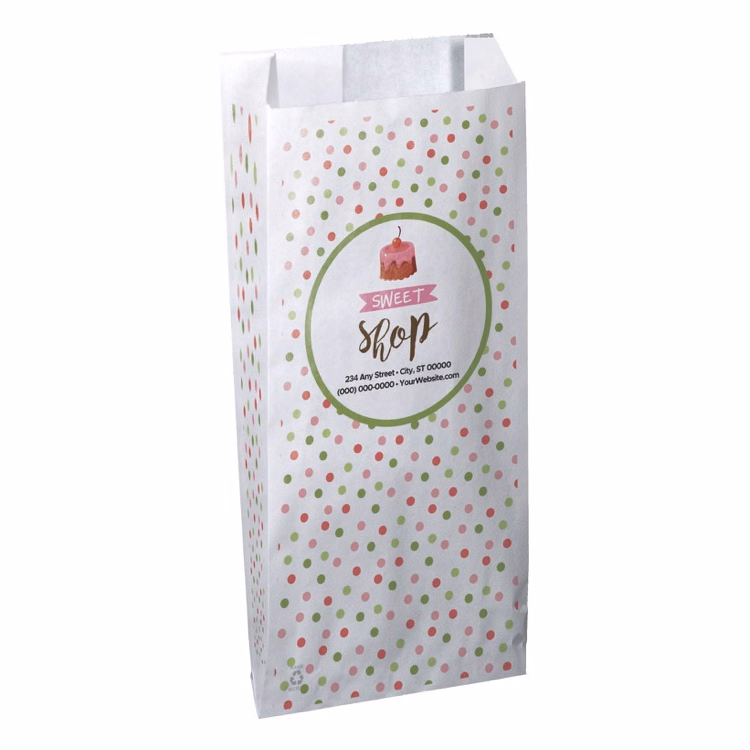 Christmas Scatter Design 1 Merchant Paper Bags (5" x 10" x 2"0