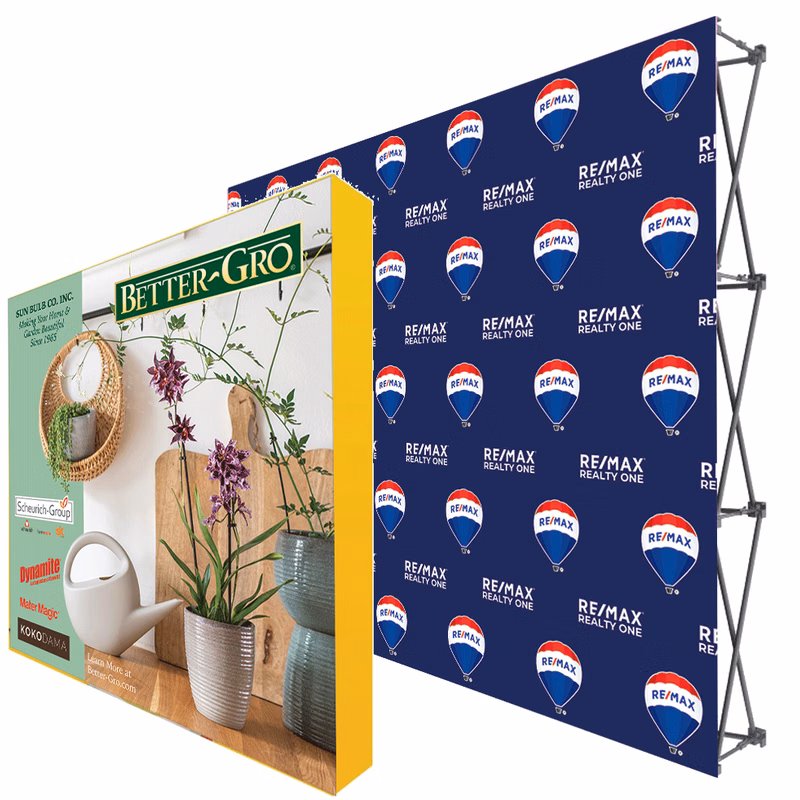 Fabric Pop-Up w/ 8'x8' w/Endcaps