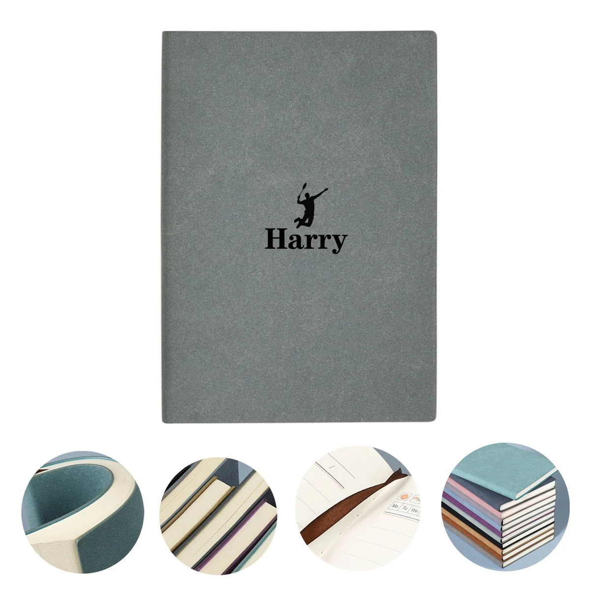 Premium Thick Paper Faux Leather Classic Writing Notebook 1