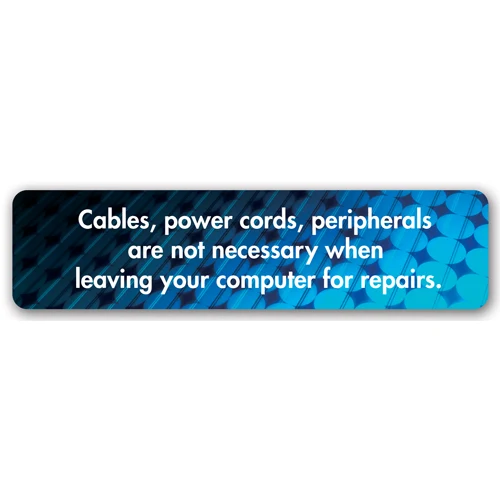 Sign - Small Rectangle w/Round Corners (2"x8") 1