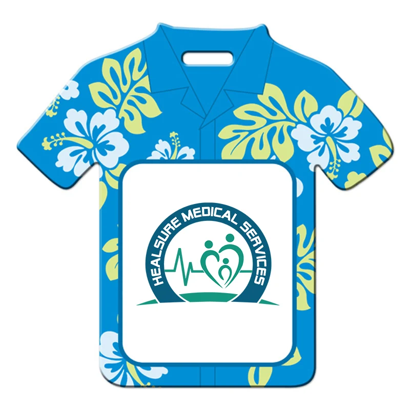 Stock Hawaiian Shirt Luggage Tag 1