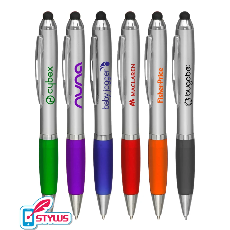 "Executive" Stylus Twist Pen with Rubber Grip 1