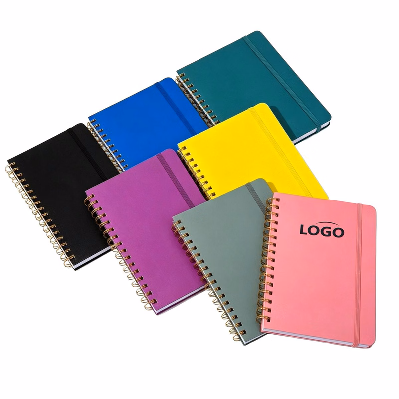 A5 Spiral Coil Notebook With Elastic Band