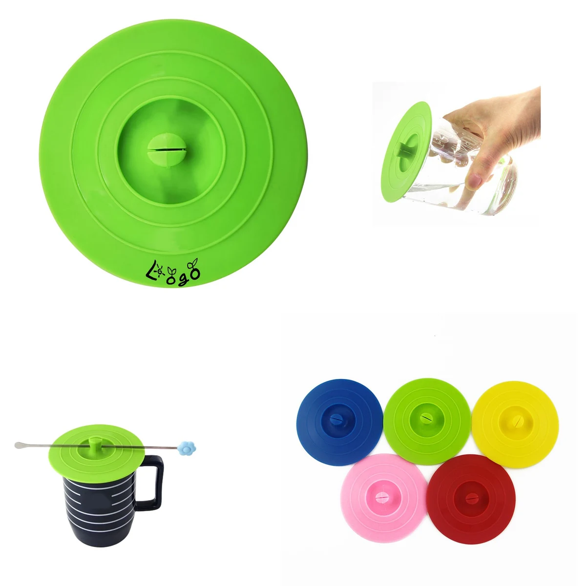 Sealed Silicone Mug Lid With Clamp 1