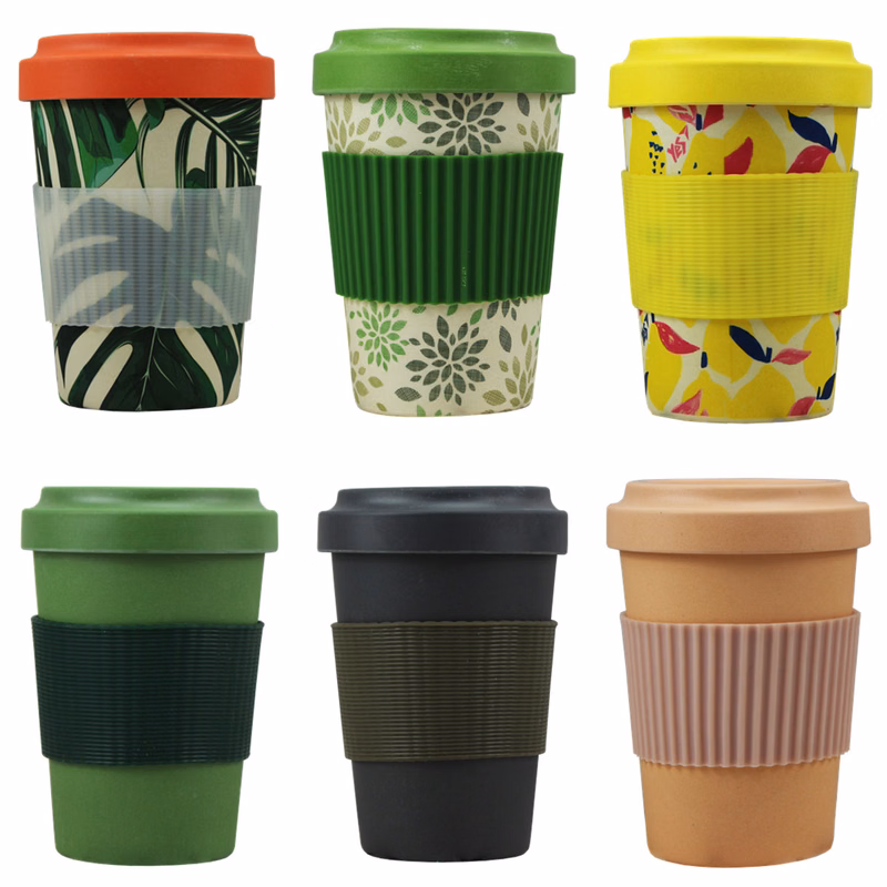 17 Oz. Bamboo Fiber Coffee Cups