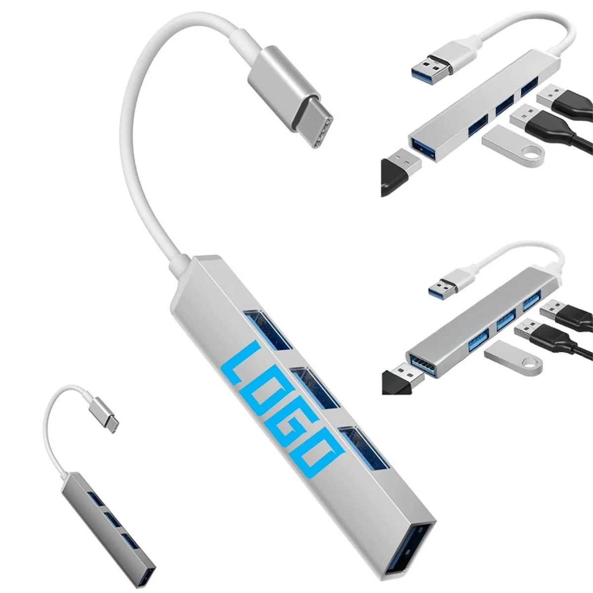 Portable Full Color Interface 4-In-1 Docking Station 1