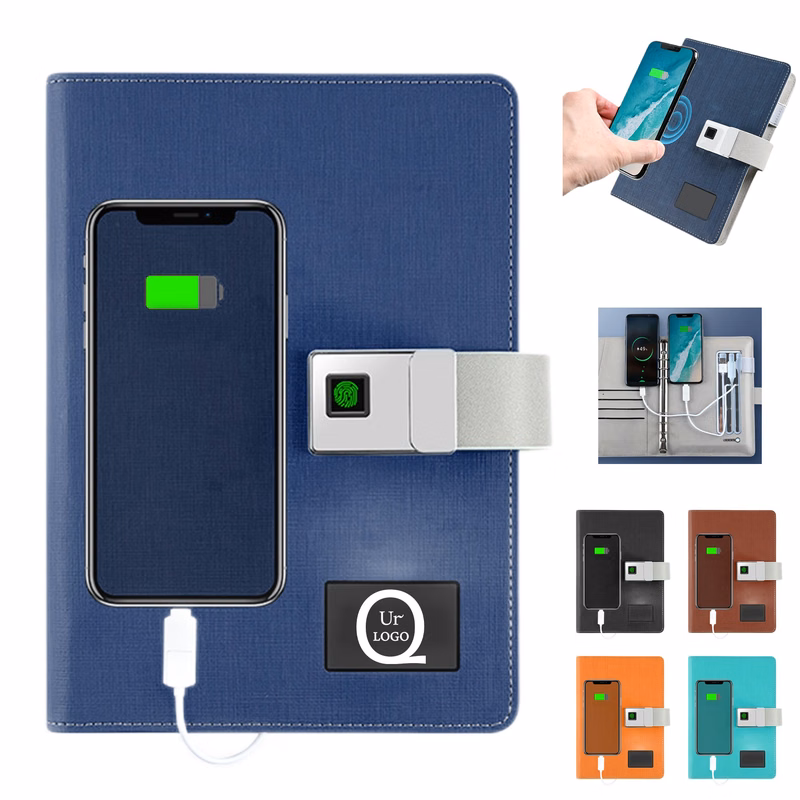 Fingerprint Lock Business Notebook