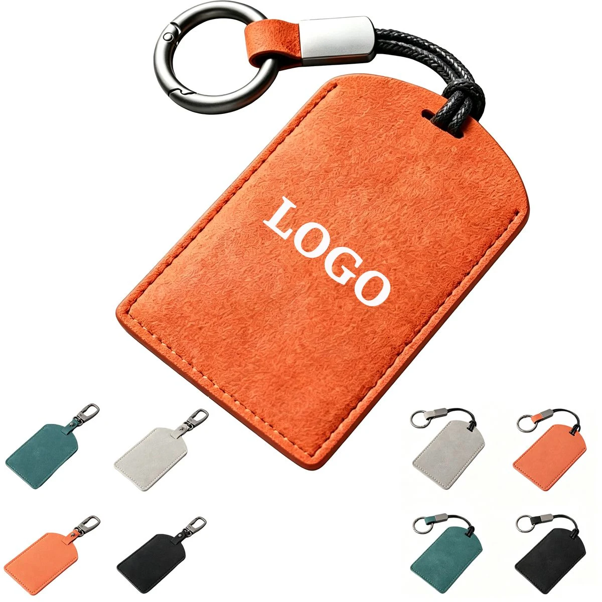 MOQ 10 Piece Suede Card Holder 1