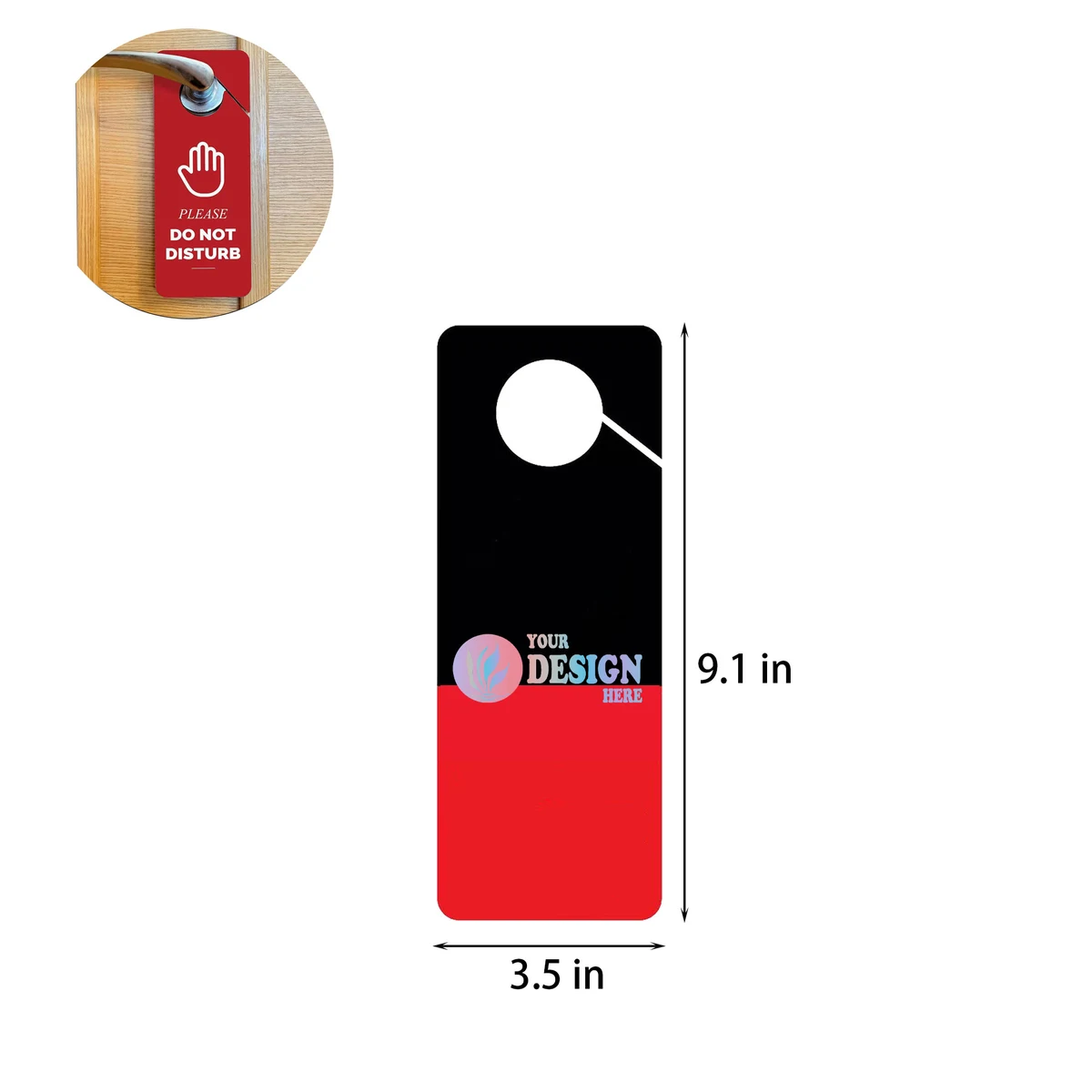 Custom PVC Door Hanger 1
