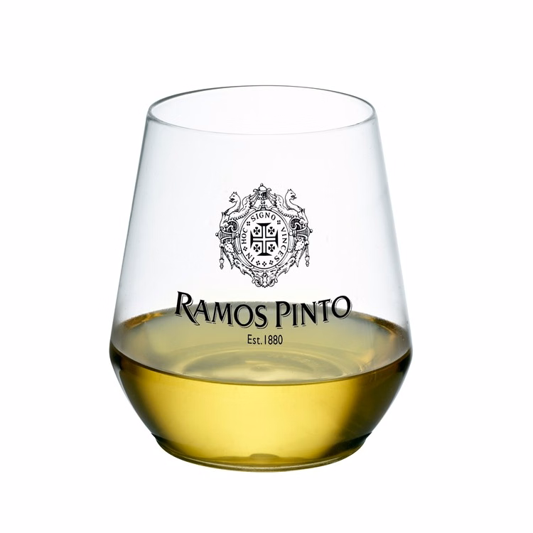 12 oz. Clear Plastic Stemless Wine Glass