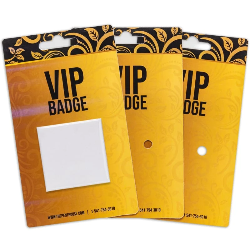 2" Square X 1 Button Packs 1