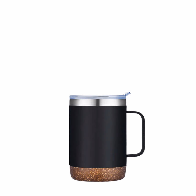 Unbranded 12 oz Vacuum Mug with Cork Bottom