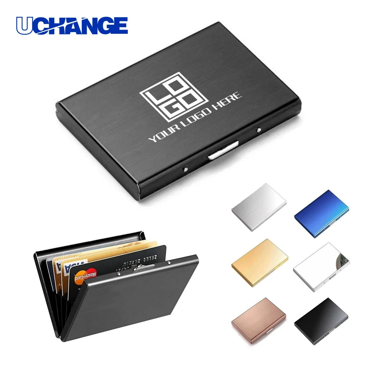 Stainless Steel ID Card Storage Holder 1