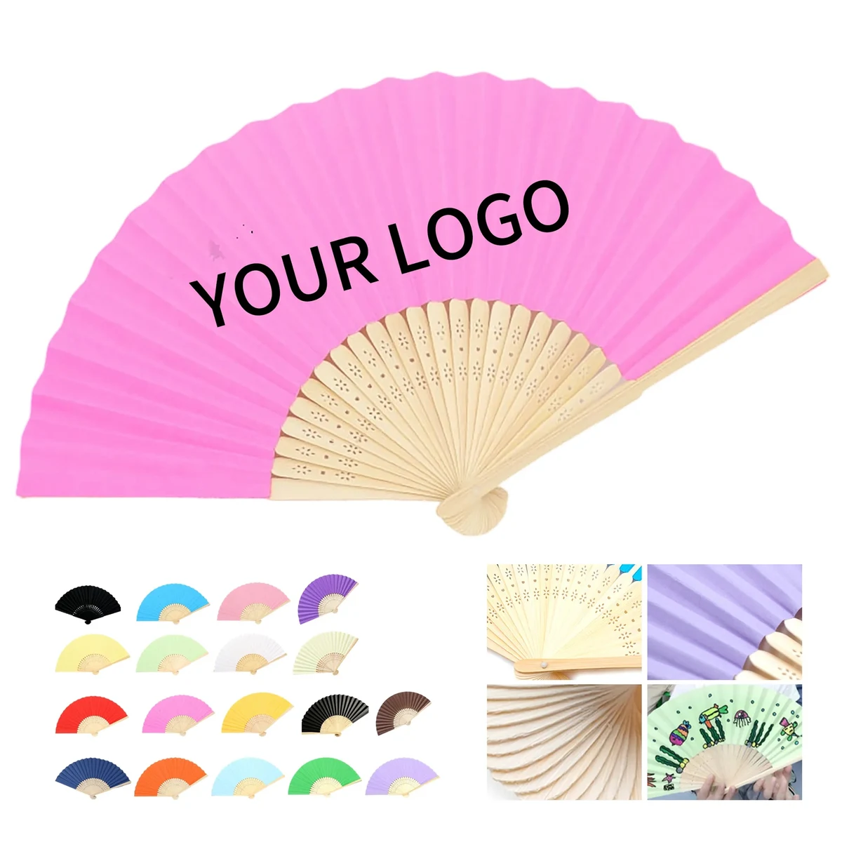 Bamboo Paper Fan 1