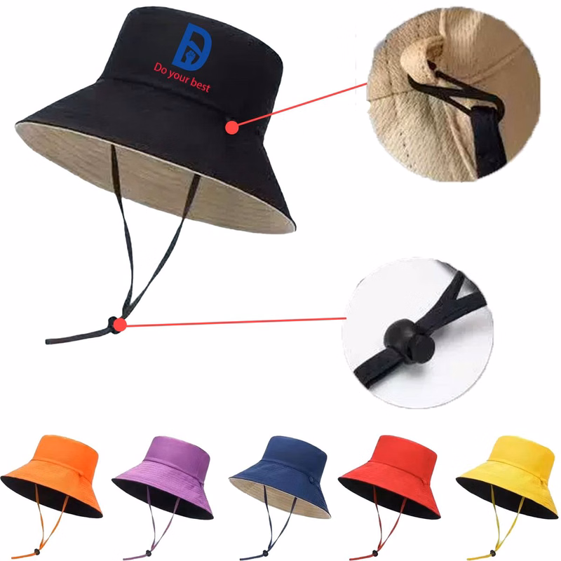 Bucket Hat with Adjustable Chin Strap