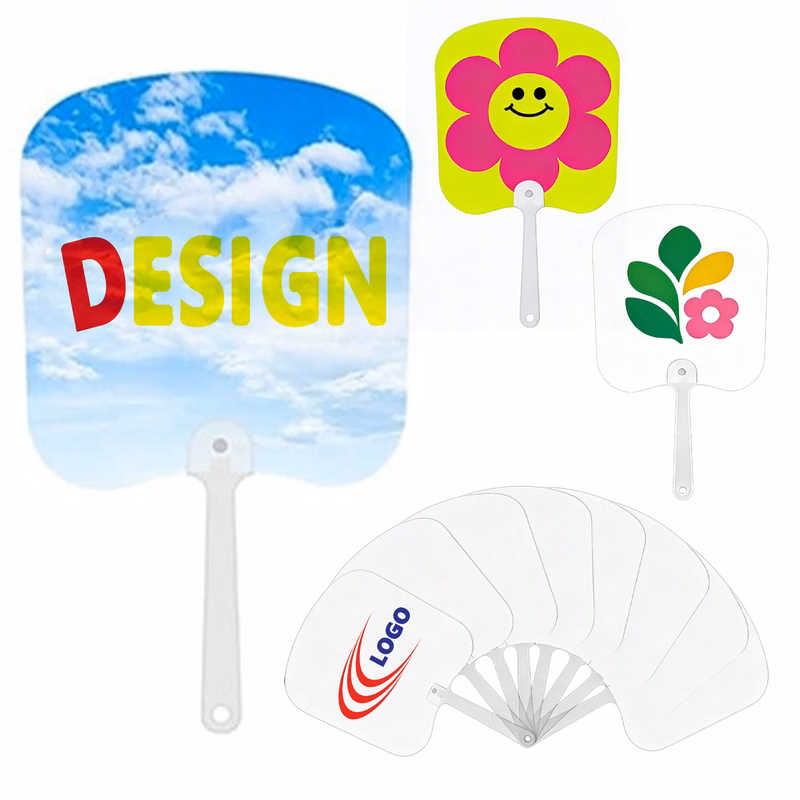 Custom Full-Color Double-Sided Printed Plastic Fan