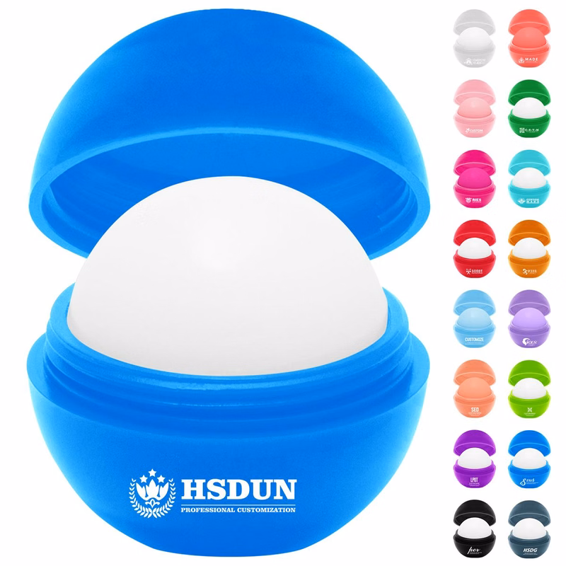 Promotional Mini Round Ball Shaped Lip Balm