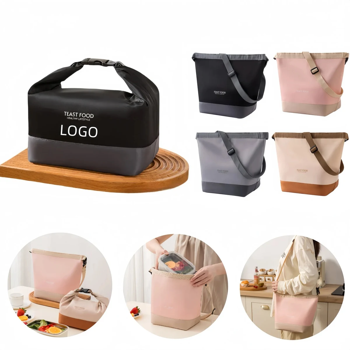 Insulated Lunch Bag With Strap 1