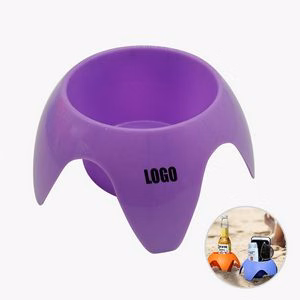 Lightweight Portable Beach Cup Holder For Drinks And Essentials