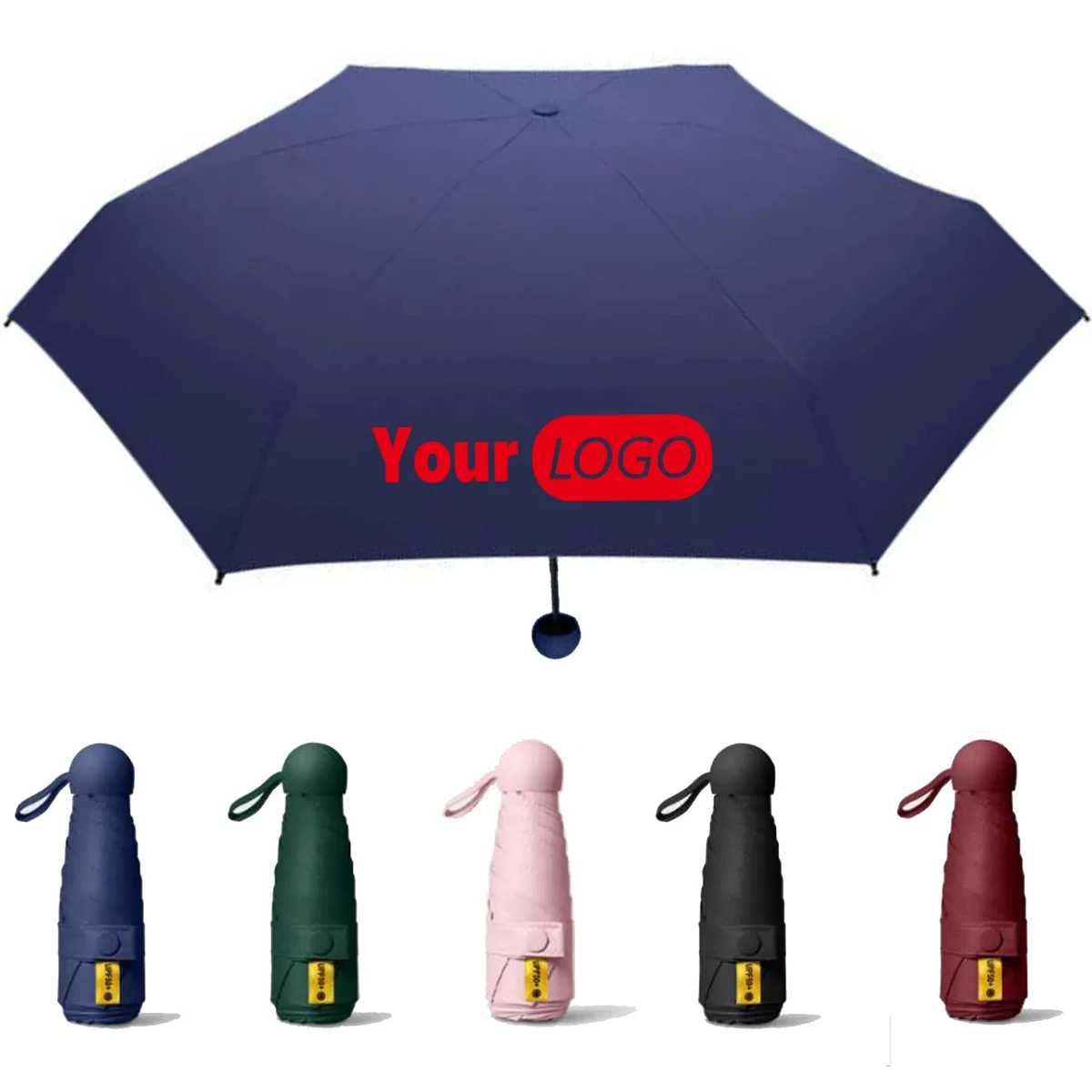 Portable Travel Mini Umbrella With Case 1