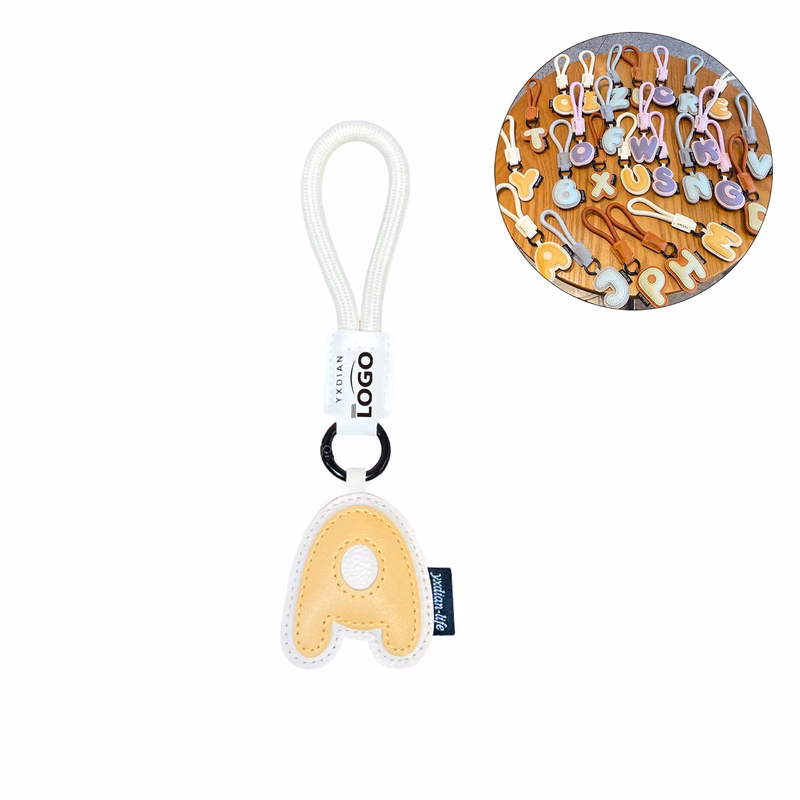 Personalized Alphabet Keychain Gift Letter Charm