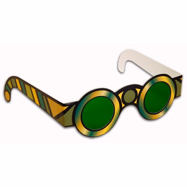 Wizard of OZ Spectacles - Emerald City Glasses- Green Lenses