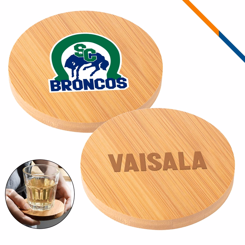 Lirae Bamboo Round Coaster