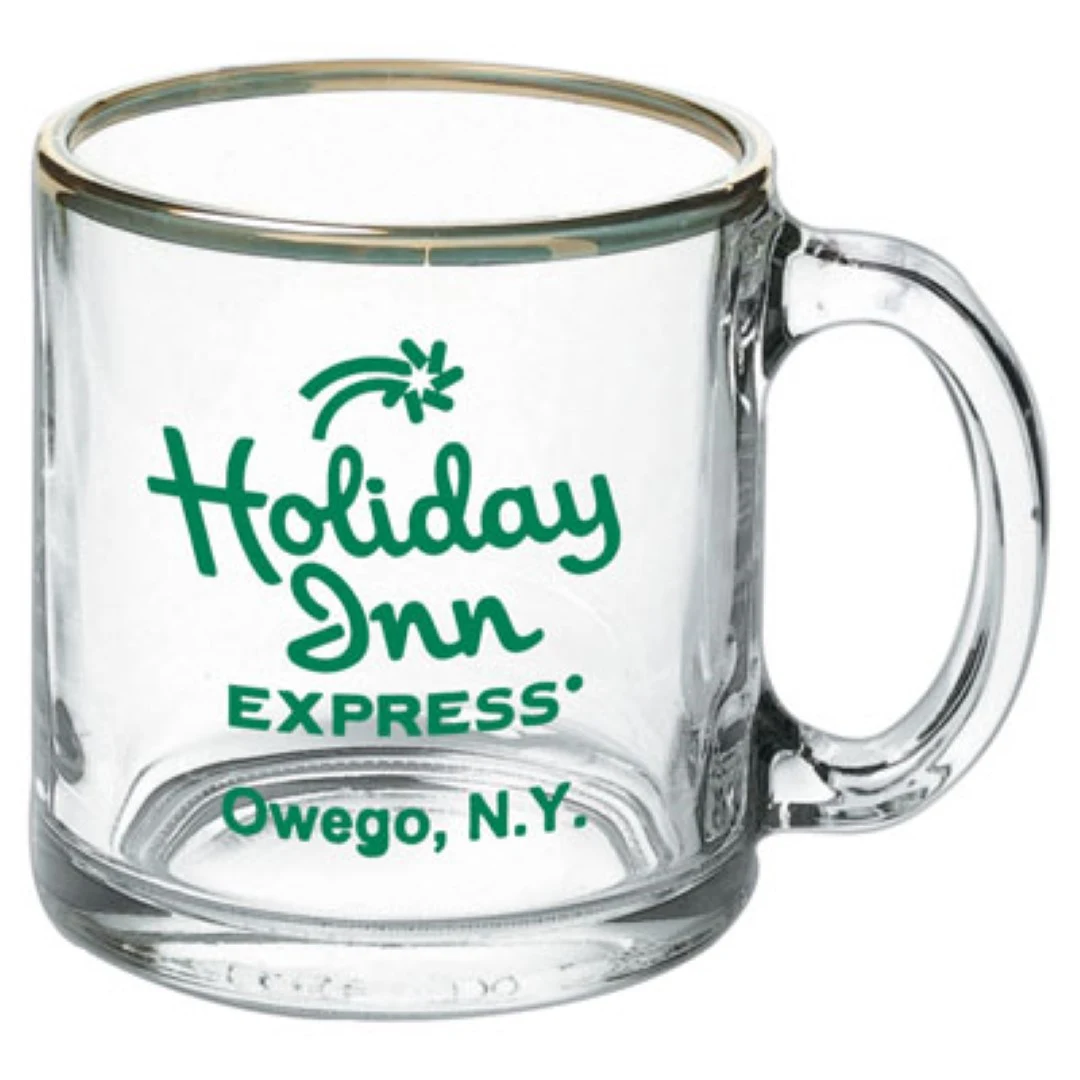 13 oz. Clear Glass Mug 1