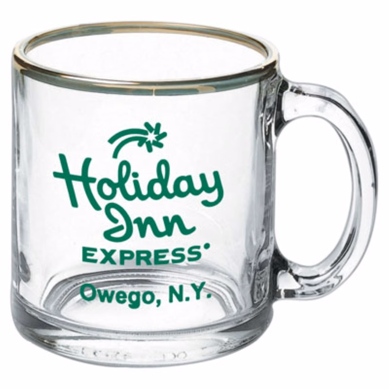 13 oz. Clear Glass Mug