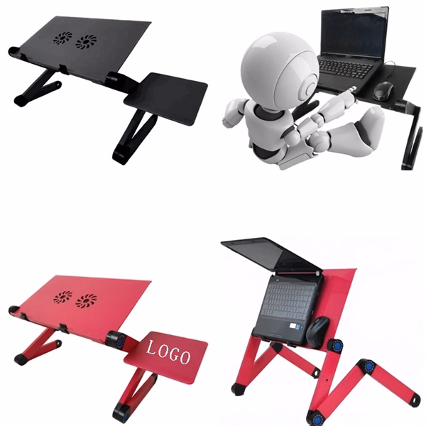 Laptop Stand Desk with 2 CPU Cooling Fans