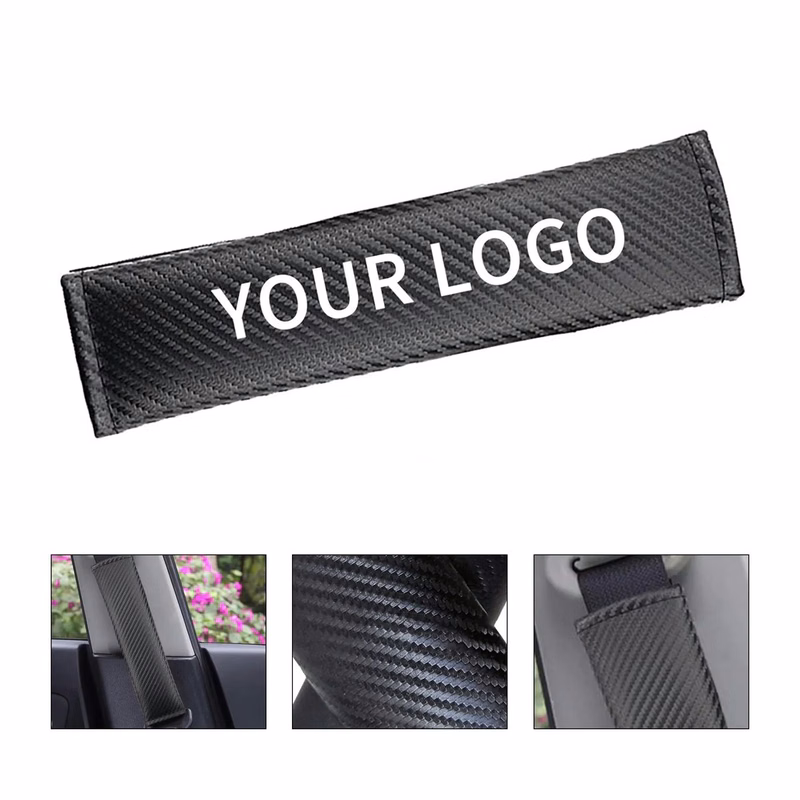Seatbelt Pad Leather Comfort 8.7x2.4 Inch