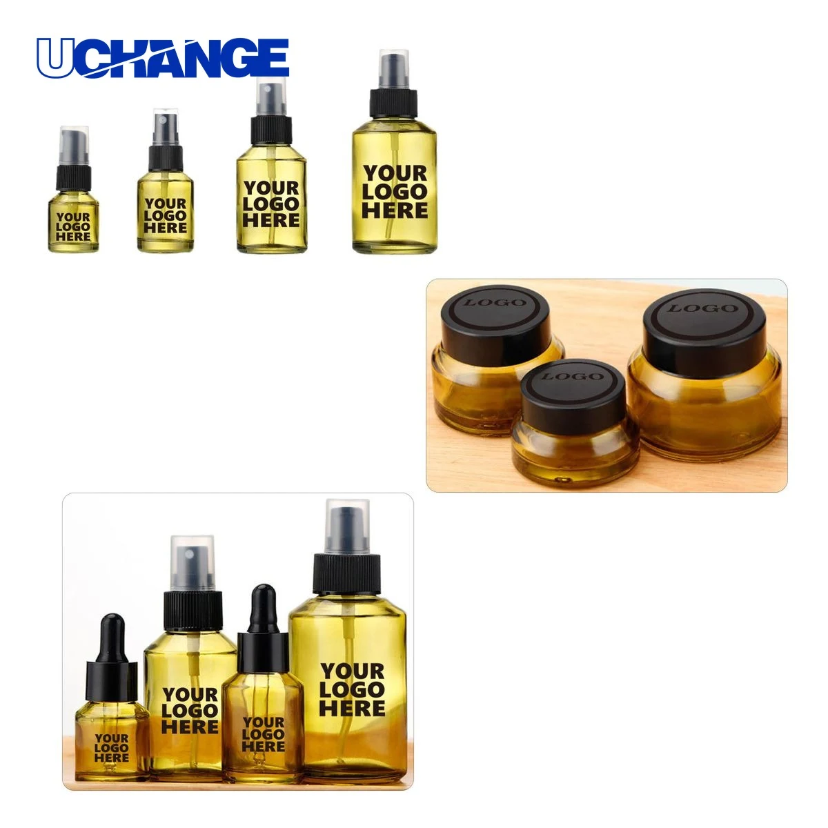 2oz Glass Cosmetic Bottle 1