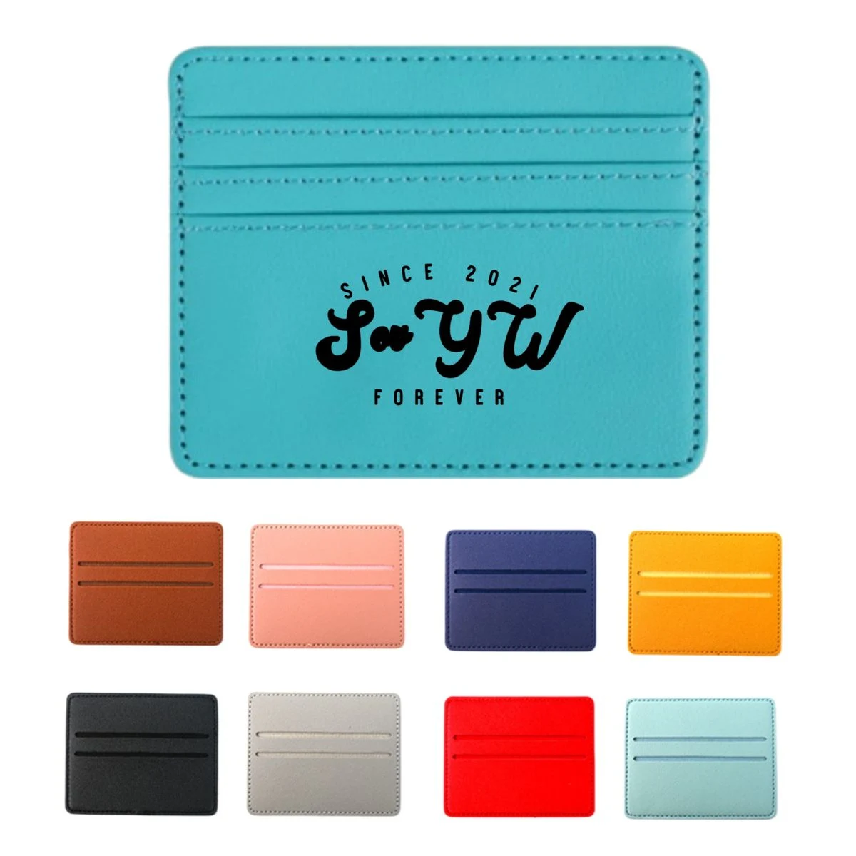 Minimalist Slim PU Leather Credit Card Wallet 1