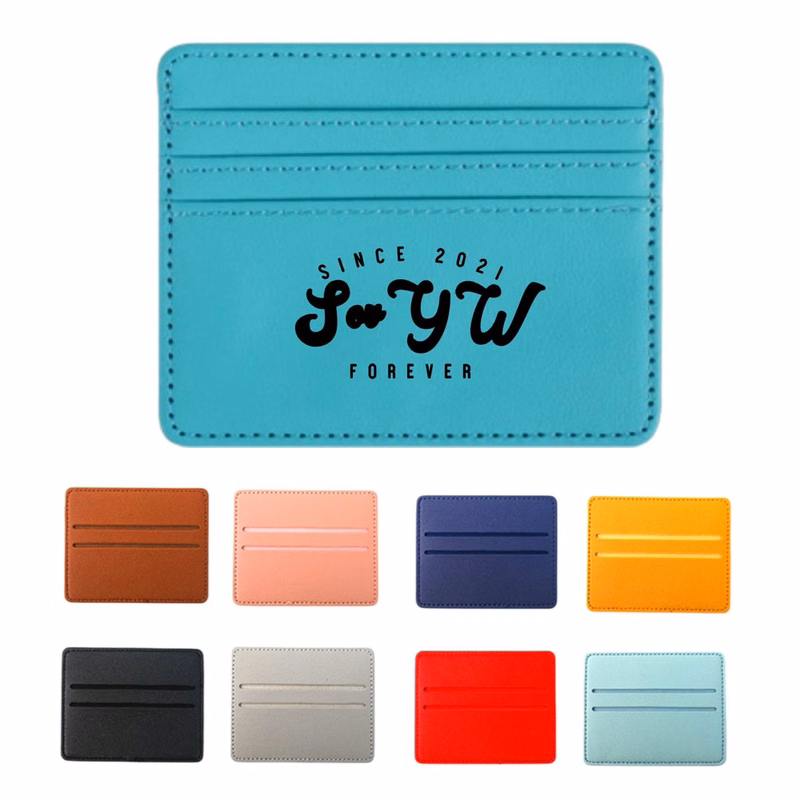 Minimalist Slim PU Leather Credit Card Wallet
