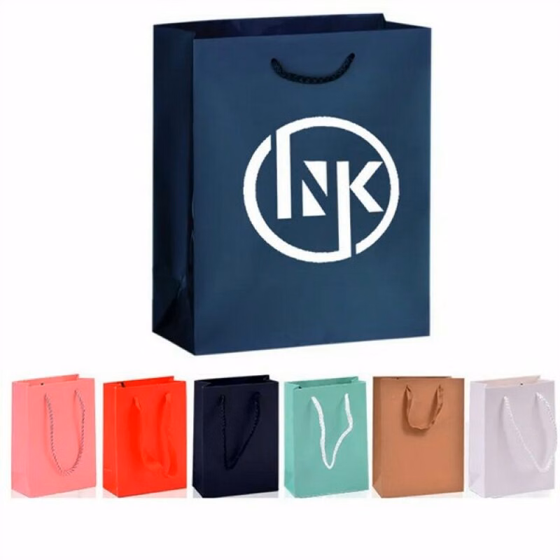 Custom Matte Laminated Tote Bag w/ Macrame Rope Handles