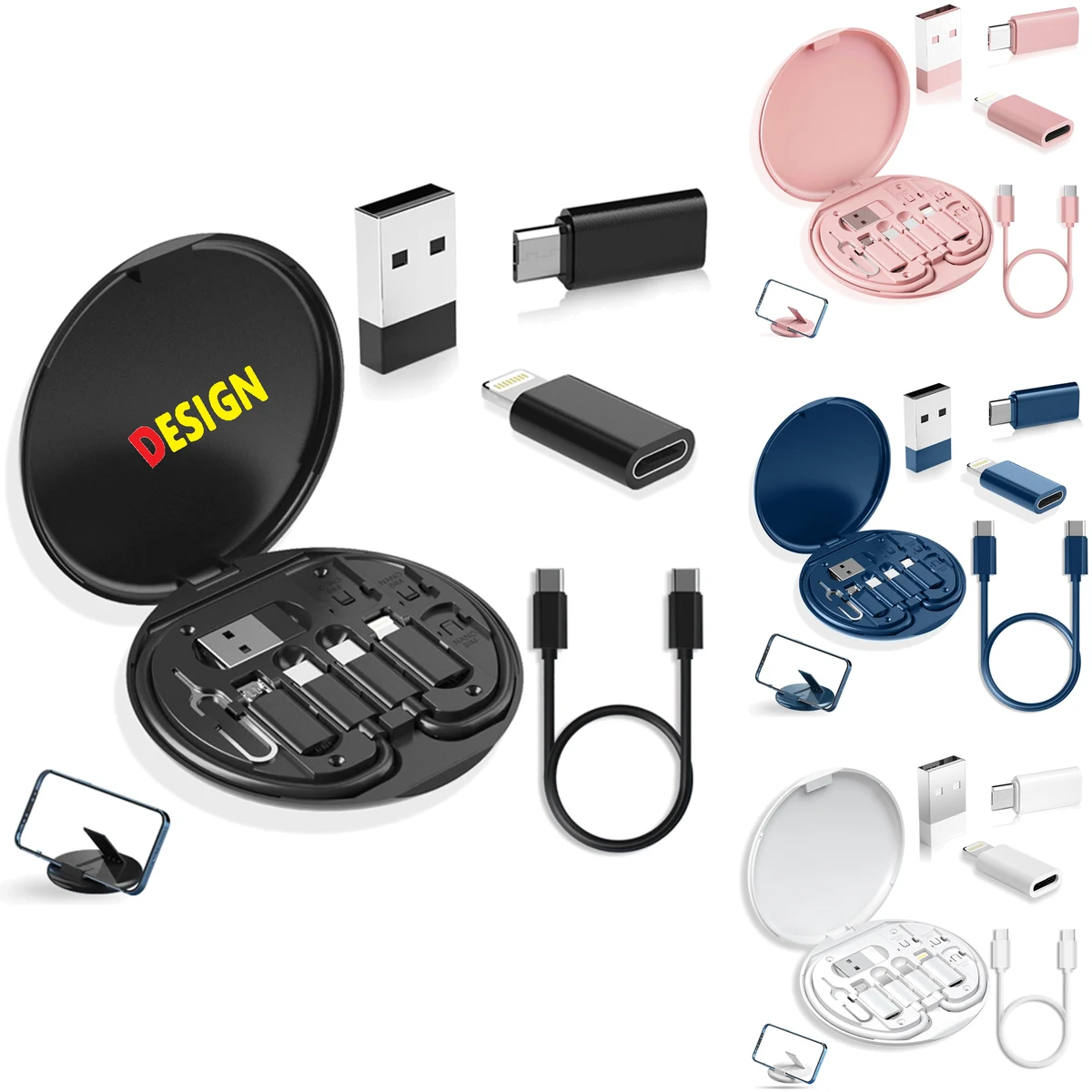 Portable Multifunctional Data Cable Organizer MOQ 50 1